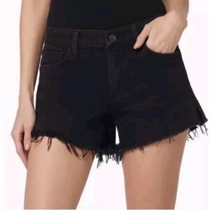 Joe's Jeans Black Ozzie Cutoff Shorts